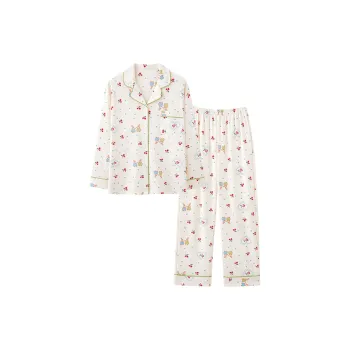 MIIOW Pajama Set Women's Rabbit Cherry