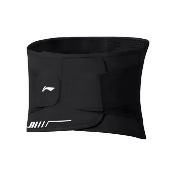 LiNing Back Support Braces Running Fitness Breathable Protective Compression Slip-Resistant Elastane Polyester Men's
