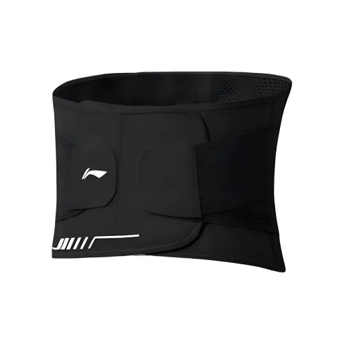 LiNing Back Support Braces Running Fitness Breathable Protective Compression Slip-Resistant Elastane Polyester Men's