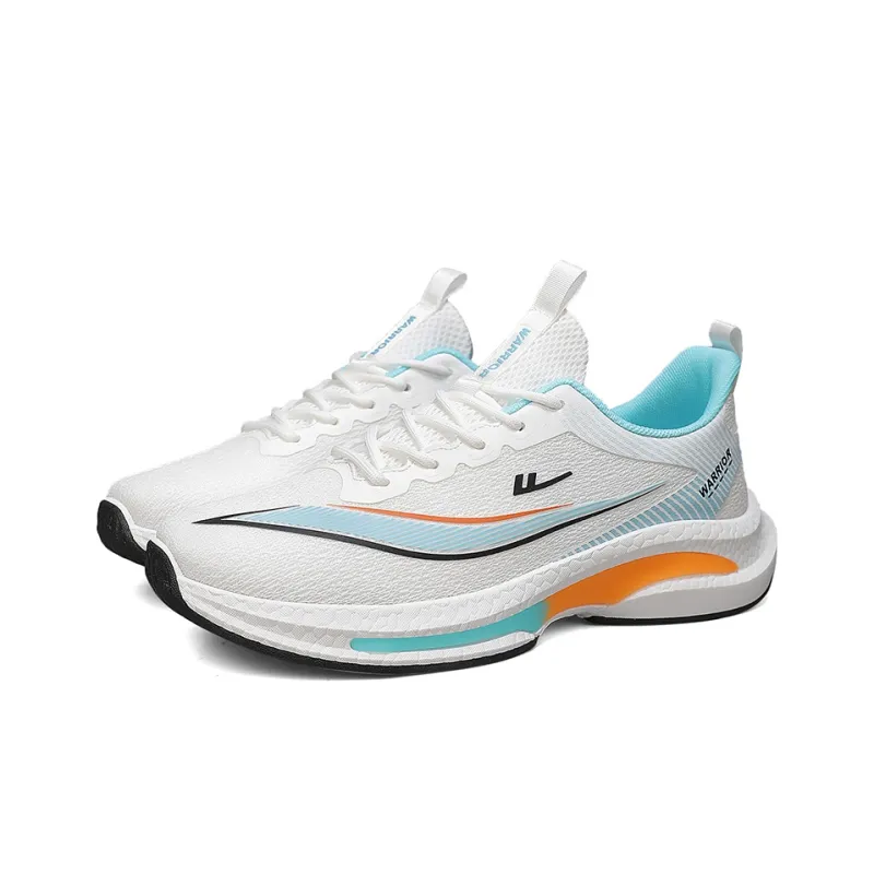 WARRIOR Running Shoes Men Low Top Orange-4