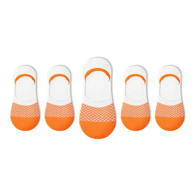Taste The Color No Show Socks Men's 5 Pack-8