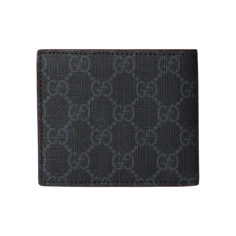 GUCCI Supreme Canvas Wallet Unisex Black-2