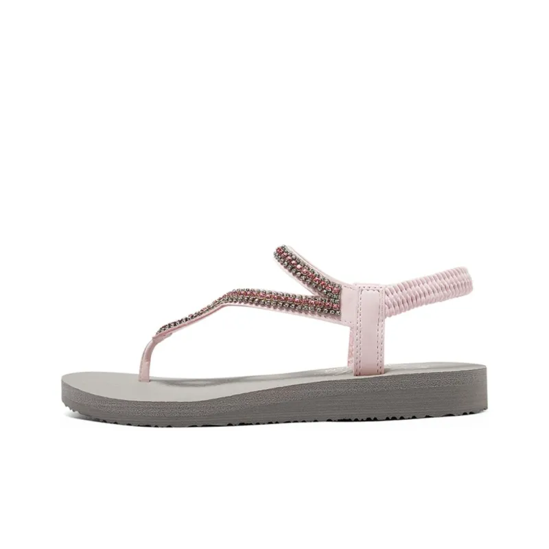 Skechers CALI Abrasion Resistant Slip Resistant Flip Flops Women's Light Pink-0