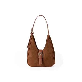 H YXIANG Suede With PU Handbag, Shoulder Bag Women's