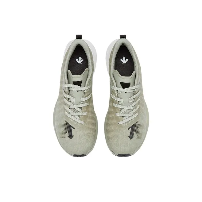 DESCENTE RUNNING Breathable And Resilient Low Top Running Shoes Women's Light Khaki-2
