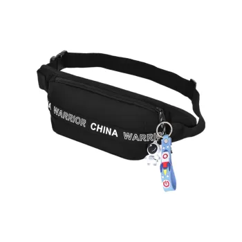 Warrior Nylon One Shoulder Crossbody Fanny Pack Unisex