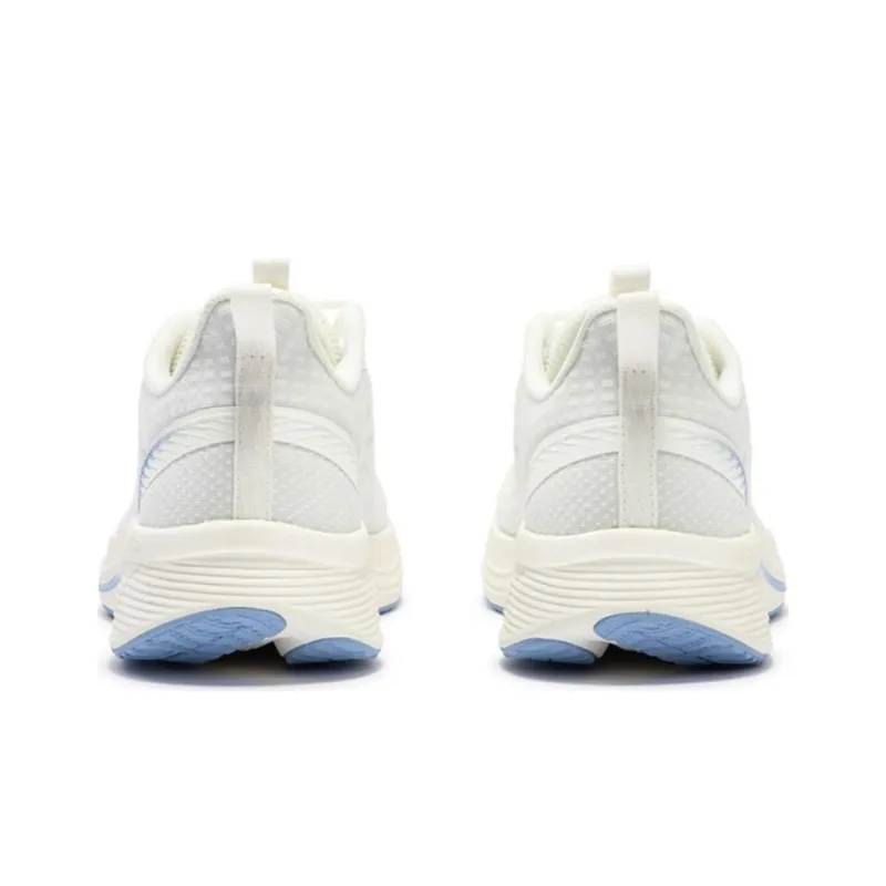 361° Slip Resistant And Breathable Low Top Running Shoes Men's White Blue-3