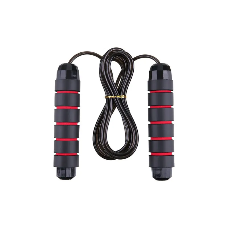 ELFBEAUTY Jump Ropes Black Wire Rope Aerobic Fat Reduction Unisex-0