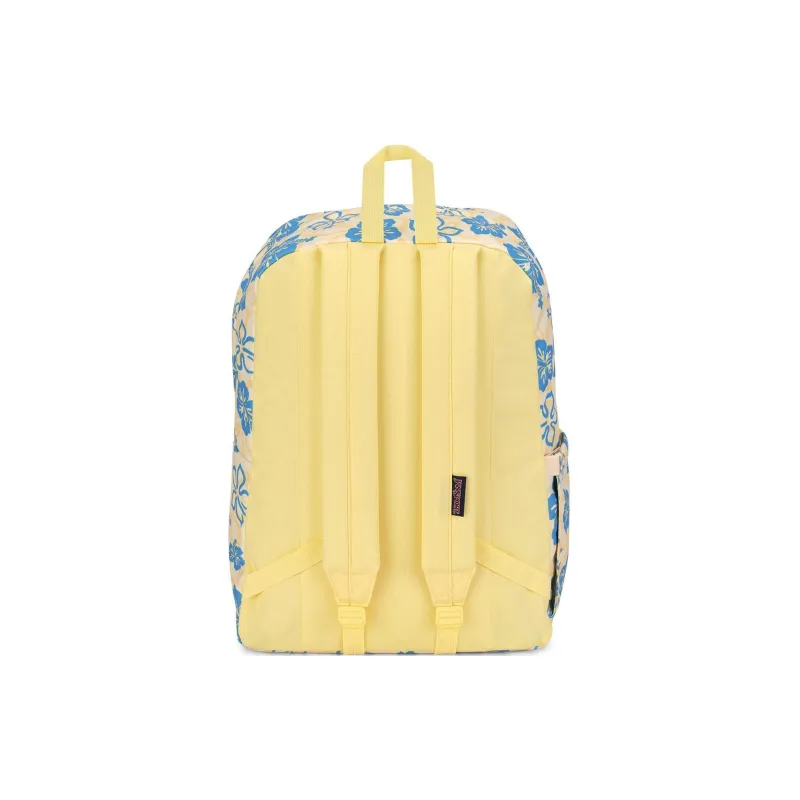 JanSport Polyester Backpack Unisex Yellow Blue-2