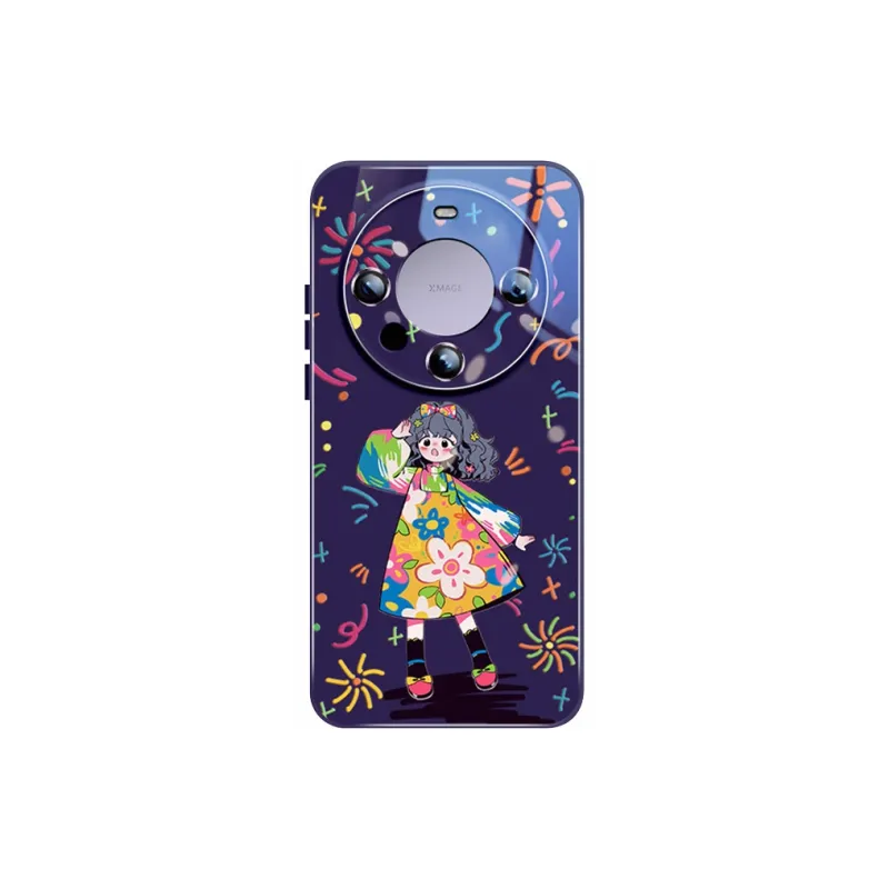 Sen Dog Glass Material Sense Of Premium Phone Cases Applicable To Huawei Mate60Pro/50/40-21