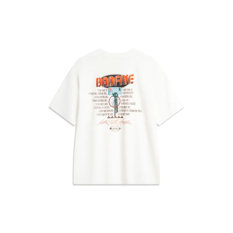 LINING BadFive T Shirts Men Ivory-1