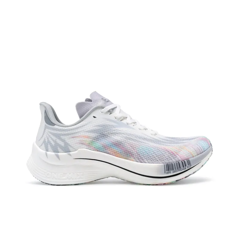 ONEMIX Low Top Running Shoes Unisex Hundred Percent White-1