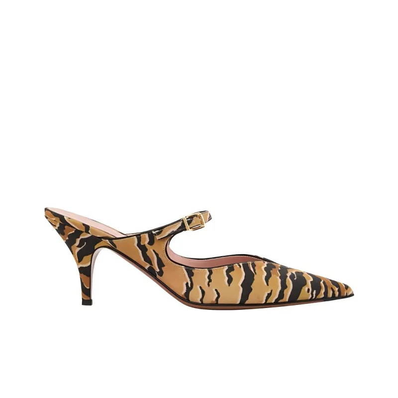 Zimmermann Closed Toe Slippers 6.5cm Women's Brown-1