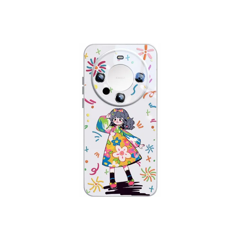 Sen Dog Glass Material Sense Of Premium Phone Cases Applicable To Huawei Mate60Pro/50/40-3