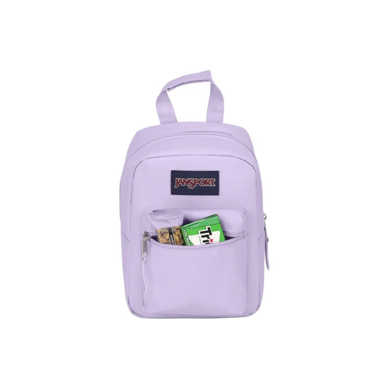 JanSport Recycled Polyester Lunch Bag Handbag Unisex Light Purple Lilac-3