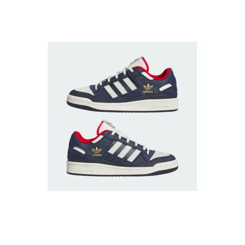 Adidas Forum Low Cl Night Indigo Ivory Better Scarlet-7