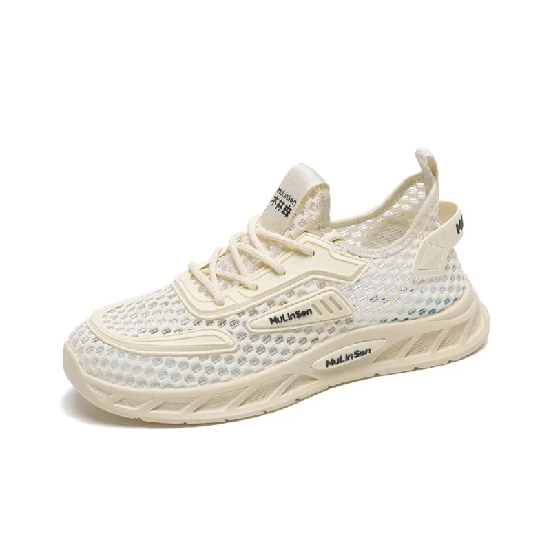 Mulinsen Anti-Slip Wear-Resistant Breathable Lightweight Low-Top Casual Shoes Men's-1