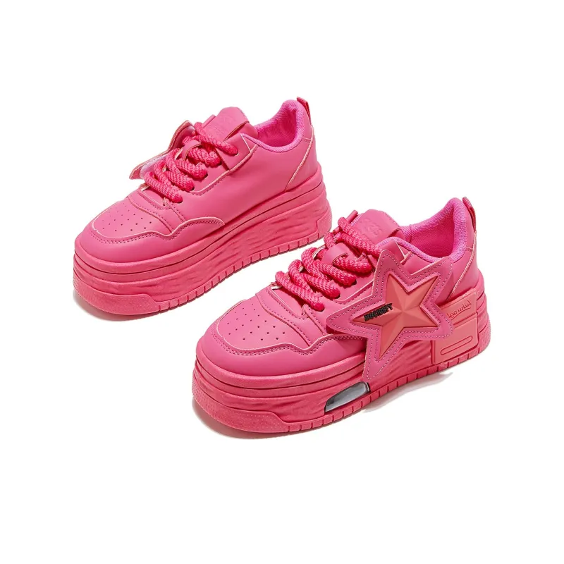 Little Red Man Lightweight Low-Top Skateboard Shoes Women's-9
