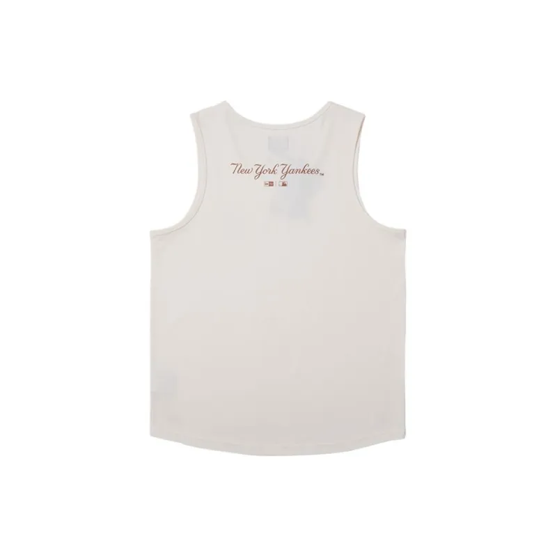 New Era x MLB Tank Tops Unisex Ivory White-1