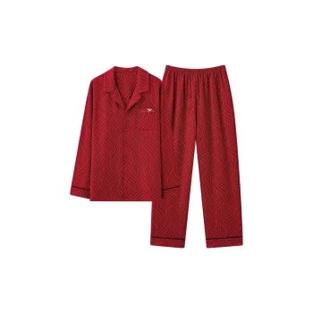 MIIOW Pajama Set Men's Red In English