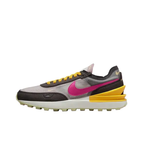 Nike Waffle One MC Brown Pink Sulfur Women's