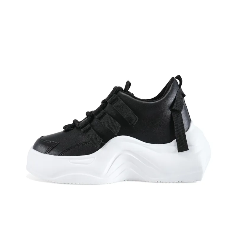 IiJin Cushioning Lightweight Height Increasing Low-Top Chunky Sneakers Women's-5