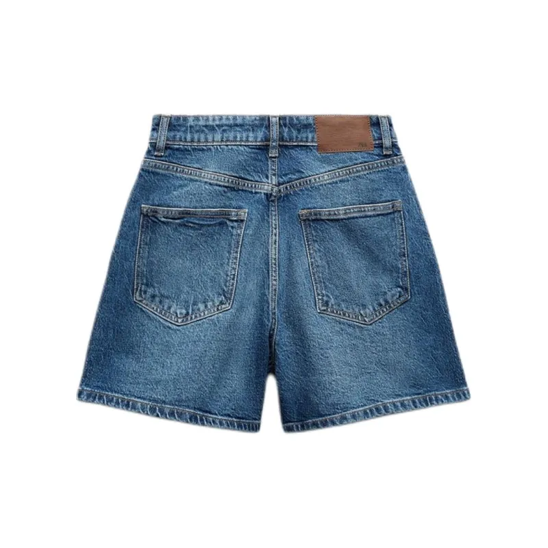 ZARA Denim Shorts Women's Blue-1