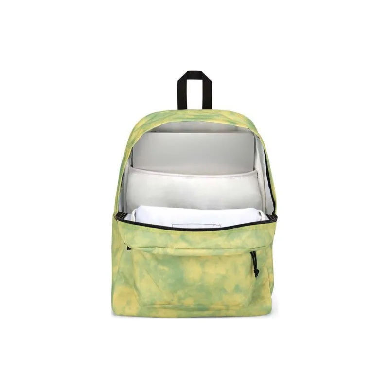 JanSport Fabric Backpack Unisex Yellow Green-5