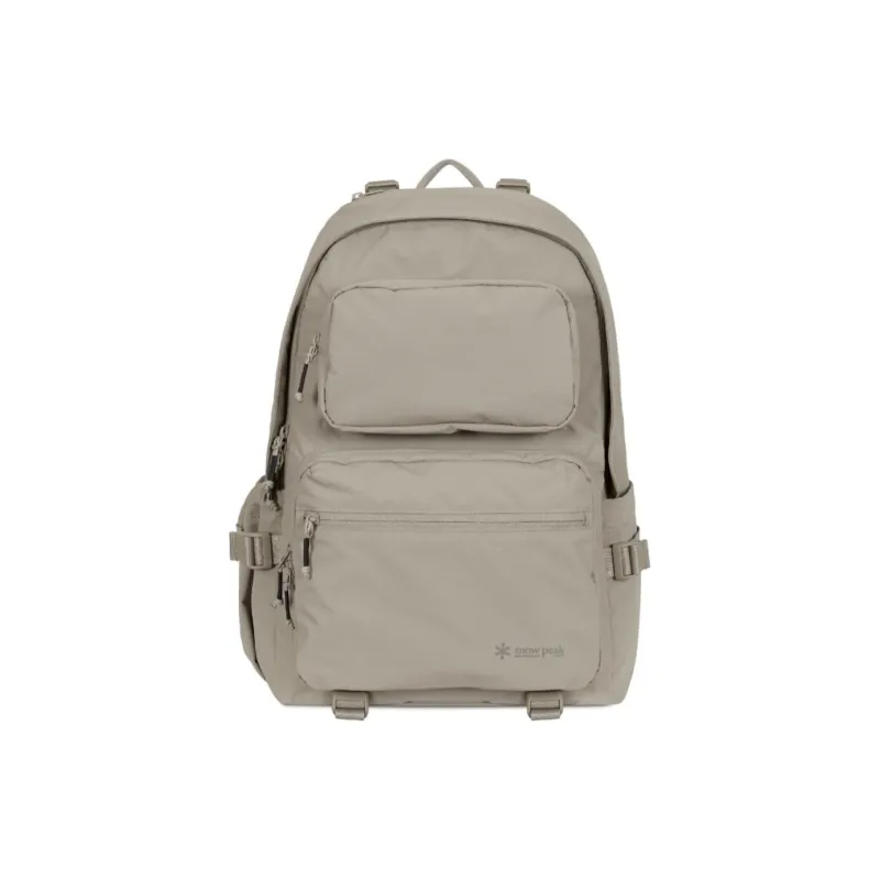Snow Peak Nylon Hiking Bag Backpacks Unisex Yellow Gray-0