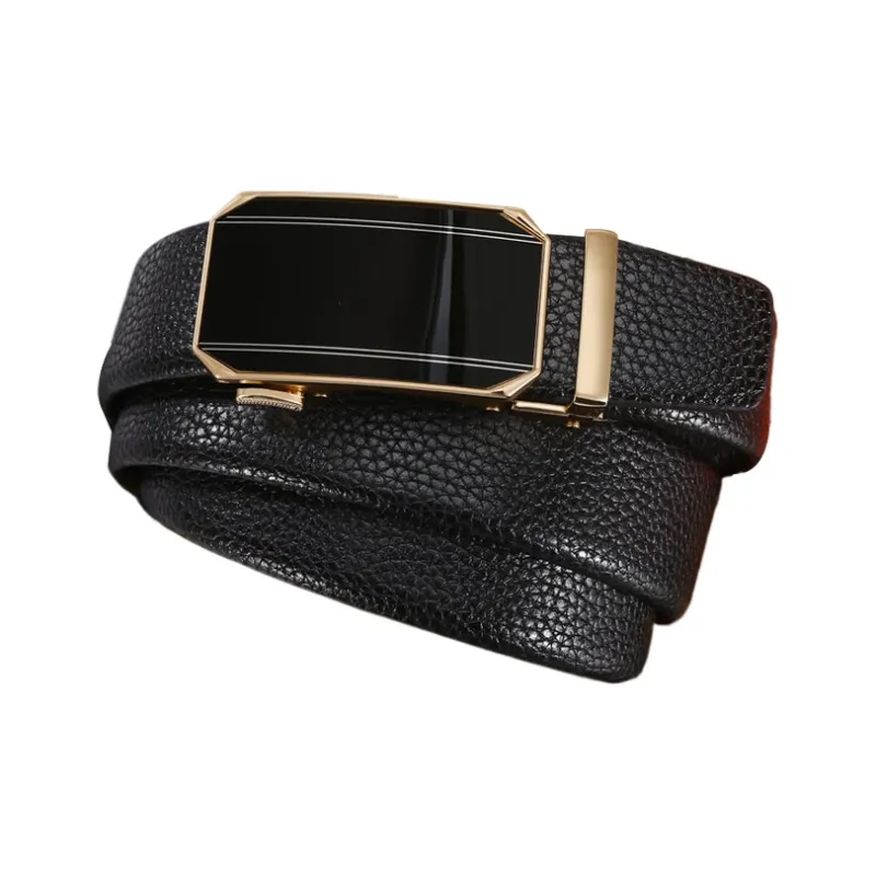 CARTELO Cow Split Leather Belts Men's Width 3.6CM-4