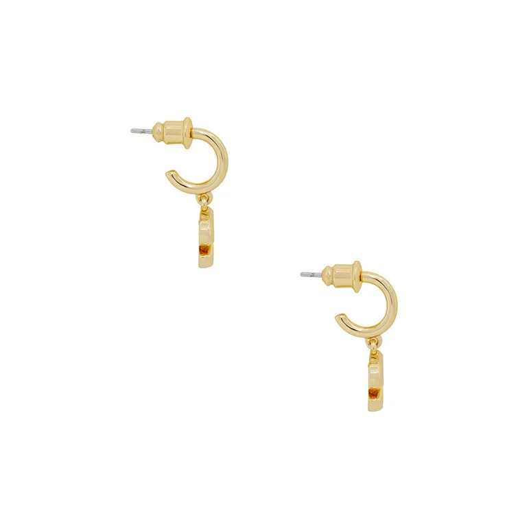 Kate Spade Copper Plastic Earrings Women's Gold-1