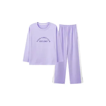 MIIOW Pajama Set Women's Light Purple