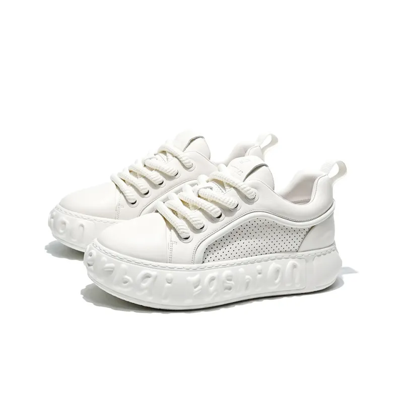 MOERBAI Breathable Height Increasing Low-Top Casual Shoes Unisex-2