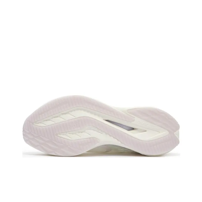361° Cushioning Slip Resistant Low Top Running Shoes Women's White Purple-4