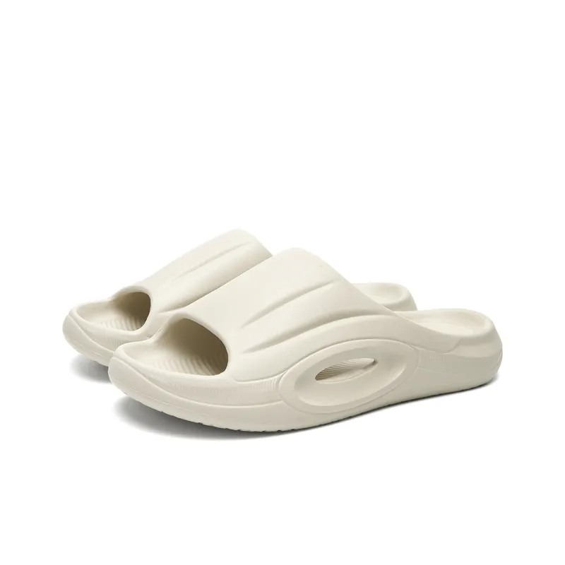 HLA Slide Slippers Men White/Black/Sand-1