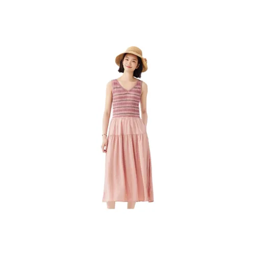 Asuka and new sake Sleeveless Dresses Women's Lotus Pink