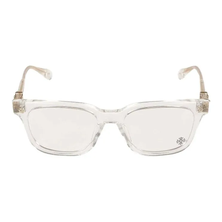 Chrome Hearts Square Eyeglass Frames Men's Gold-1