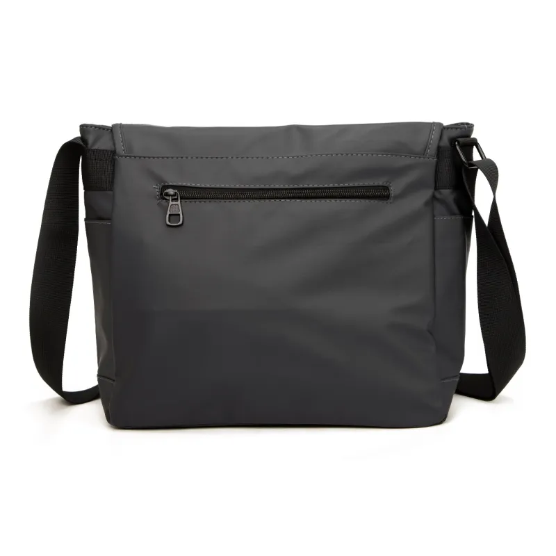 TAKI Synthetic Leather Buckles Crossbody Bag, Shoulder Bag Unisex Black/Gray/Blue/Green-6