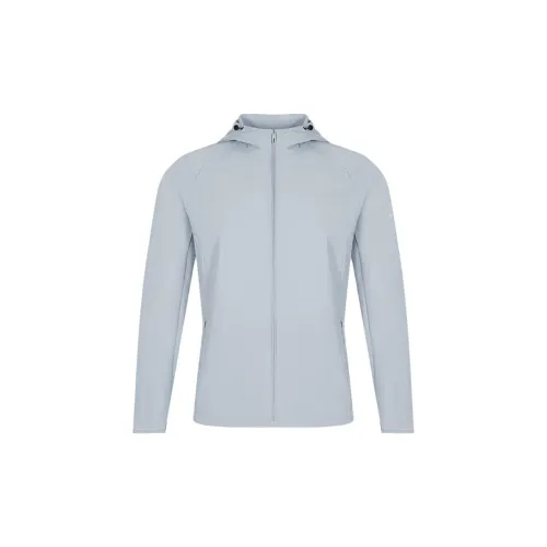 Mizuno ESSENTIAL Series Jacket Men Harbor Mist Gray