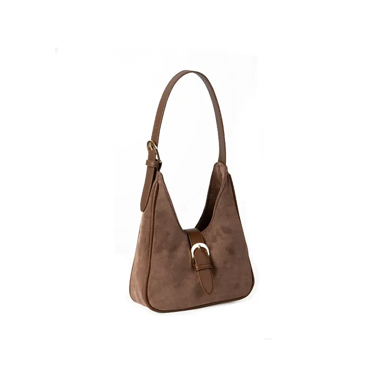 H YXIANG Suede With PU Handbag, Shoulder Bag Women's-7