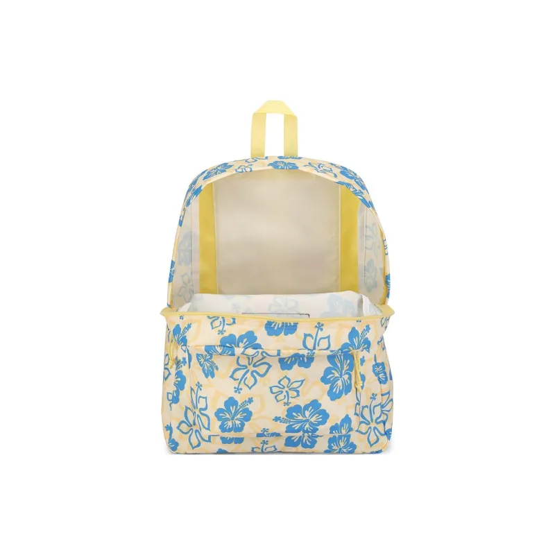 JanSport Polyester Backpack Unisex Yellow Blue-5