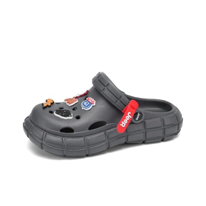 Jeep Quiet Slip Resistant Abrasion Resistant Slide Slippers Unisex-4
