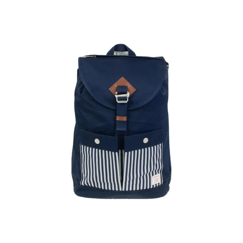 Doughnut Ferment Montana Collaboration Nylon Backpack Unisex Marine Blue-0