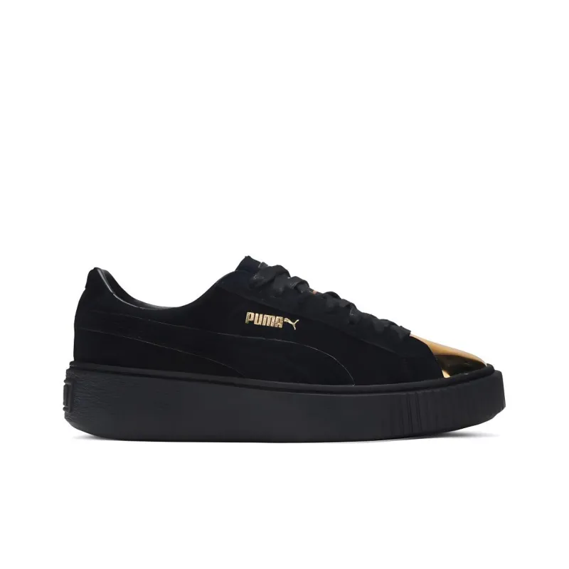 PUMA Suede Platform 'Gold' Women's-1