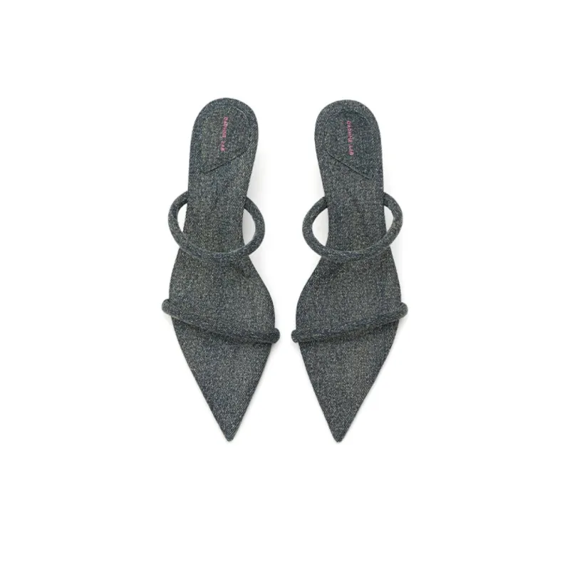 DAPHNE LAB Sugar-free Series Slide Slippers Women's Black-6