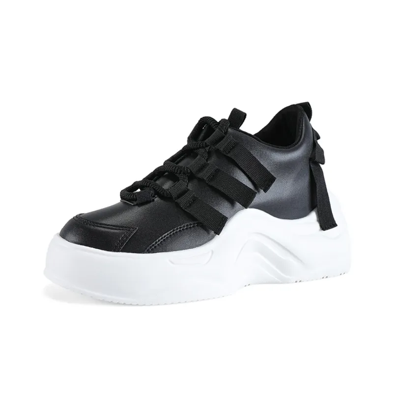IiJin Cushioning Lightweight Height Increasing Low-Top Chunky Sneakers Women's-6