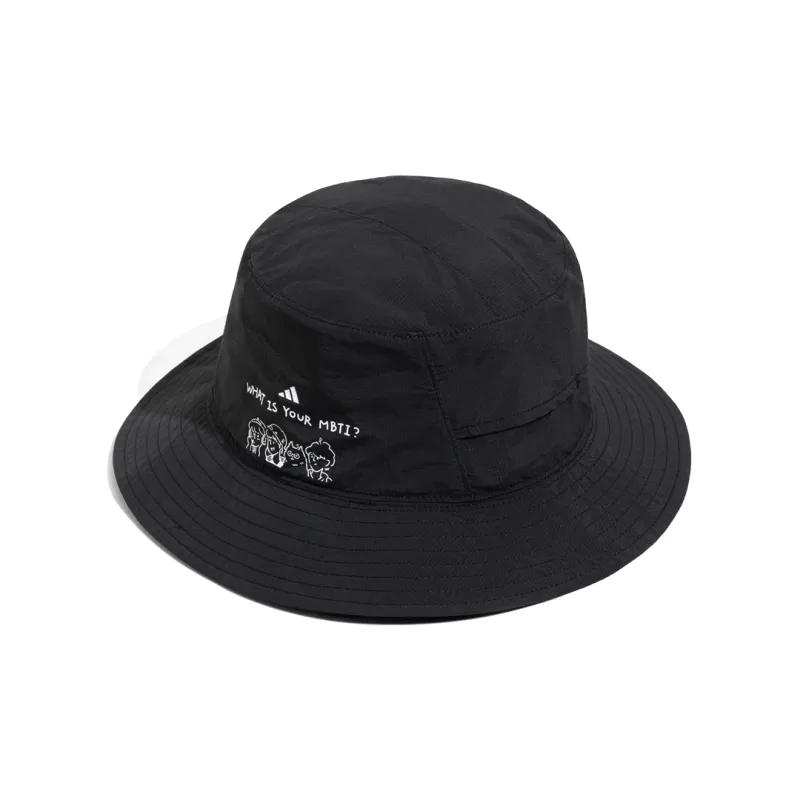 adidas GRAPHIC BUCKET HAT Black-0