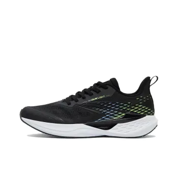 361° Cushioning Slip Resistant Low Top Running Shoes Men's Black Blue