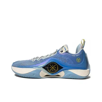 LiNing Cushioned Slip Resistant Low Top Basketball Shoes Men's Blue