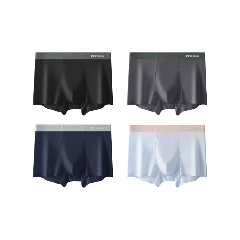 H YXIANG Underpants Men's 4 Pack-1